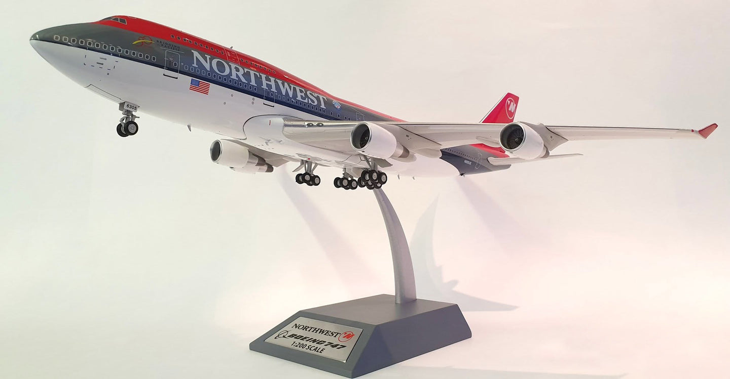 WB MODELS B747 NORTHWEST AIRLINES REG: N665US