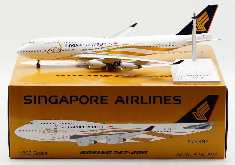 WB MODELS B747-400 SINGAPORE AIRLINES REG: 9V-SMZ