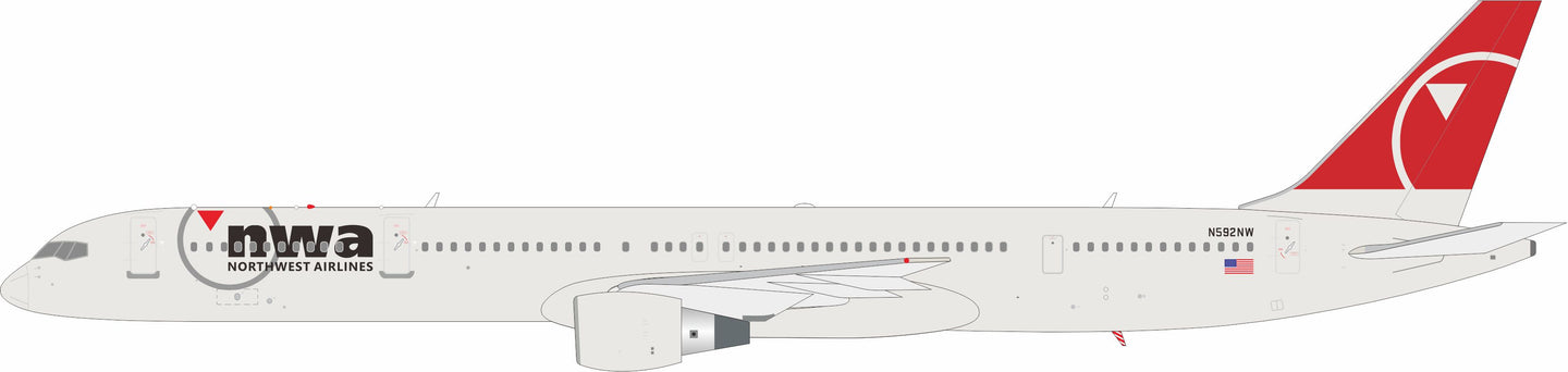 WB MODELS B757-351 NORTHWEST AIRLINES REG: N592NW