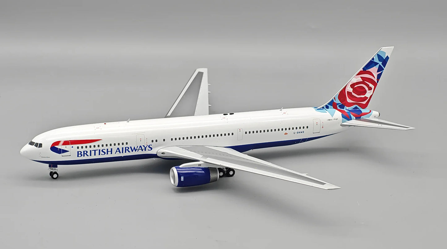 WB MODELS B767-336/ER BRITISH AIRWAYS "CHELSEA ROSE" REG: G-BNWB