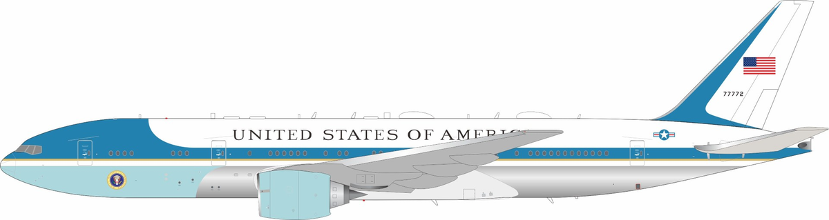 WB MODELS B777-200 UNITED STATES AIR FORCE REG: 77772