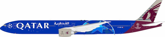 WB MODELS B777-3DZER QATAR AIRWAYS "UEFA CHAMPIONS LEAGUE" REG: A7-BED