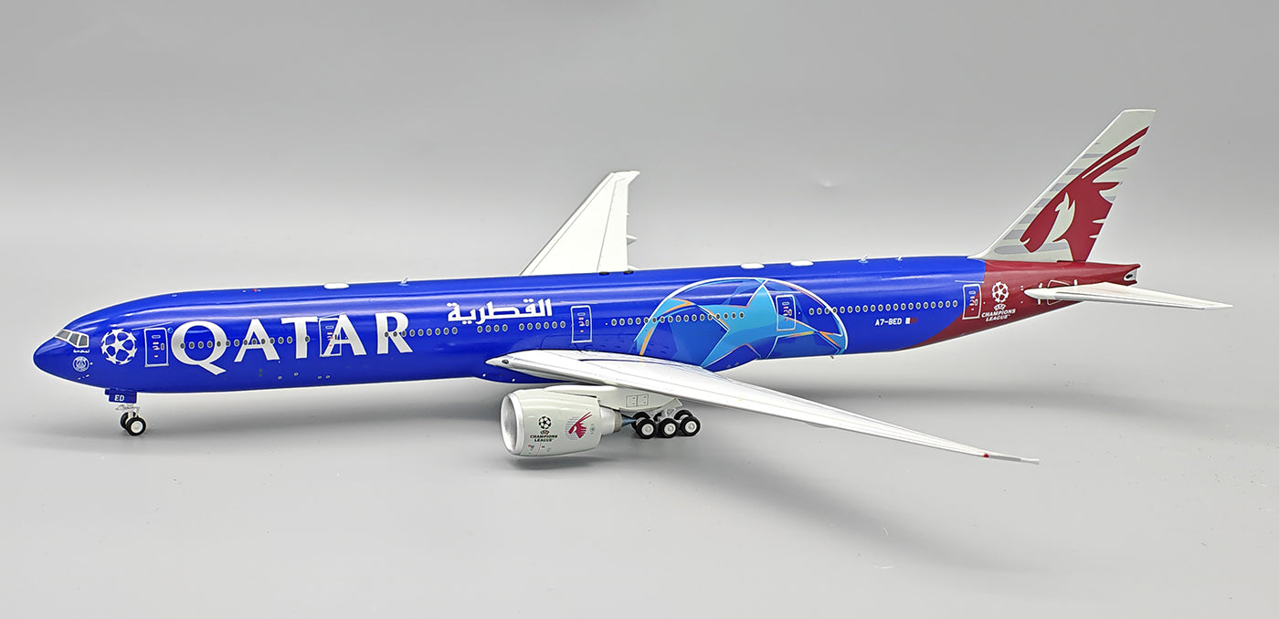 WB MODELS B777-3DZER QATAR AIRWAYS "UEFA CHAMPIONS LEAGUE" REG: A7-BED