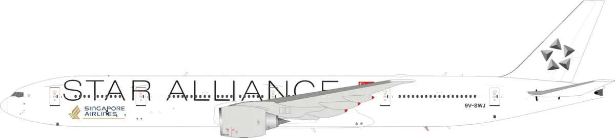 WB MODELS B777 SINGAPORE STAR ALLIANCE REG: 9V-SWJ