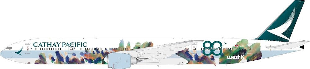 WB MODELS B777-300ER CATHAY PACIFIC "SPIRIT OF HONG KONG 80TH ANNIVERSARY" REG: B-KQU