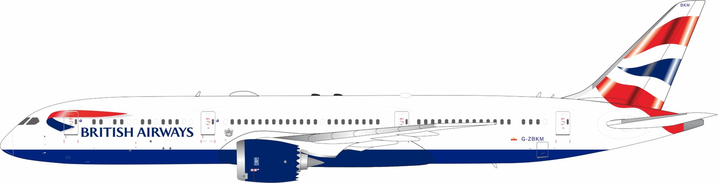 WB MODELS B787-9 BRITISH AIRWAYS REG: G-ZBKM