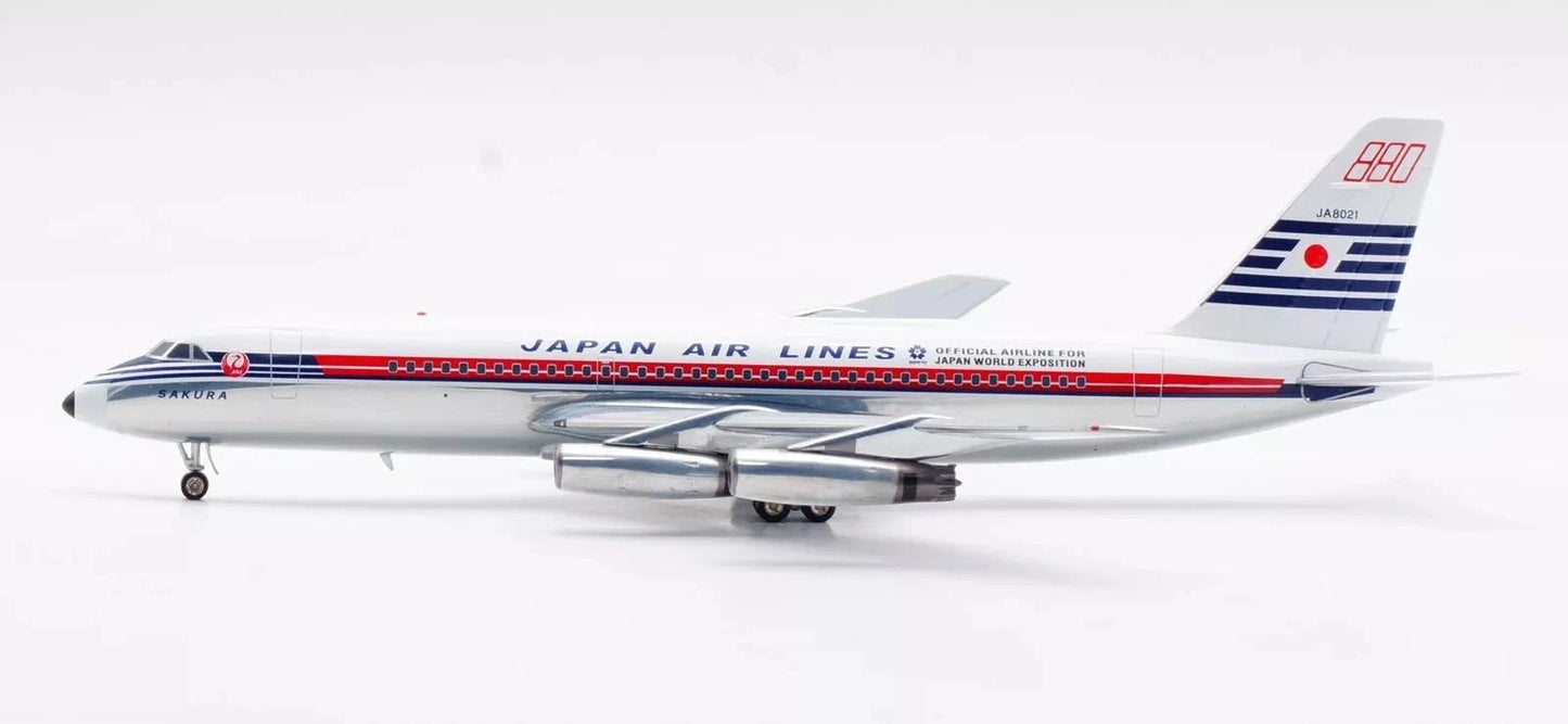 WB MODELS CONVAIR 880M (22M-22) JAPANESE AIRLINES (JAL) (POLISHED) REG: JA8021