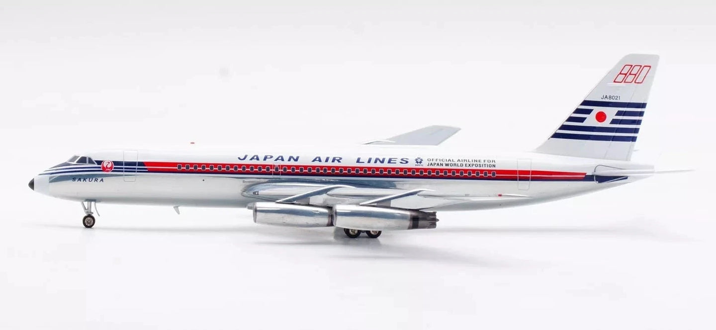 WB MODELS CONVAIR 880M (22M-22) JAPANESE AIRLINES (JAL) (POLISHED) REG: JA8021