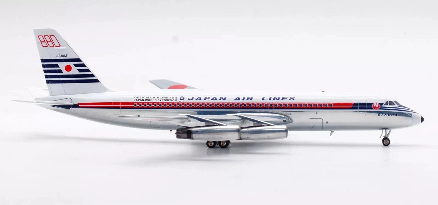 WB MODELS CONVAIR 880M (22M-22) JAPANESE AIRLINES (JAL) (POLISHED) REG: JA8021