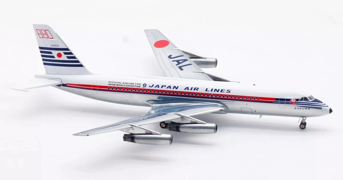 WB MODELS CONVAIR 880M (22M-22) JAPANESE AIRLINES (JAL) (POLISHED) REG: JA8021