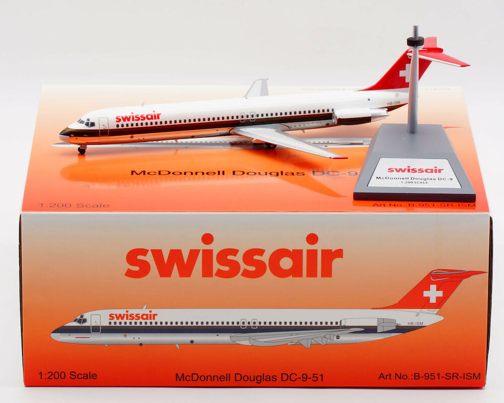 WB MODELS DC-9-51 SWISSAIR REG: HB-ISM