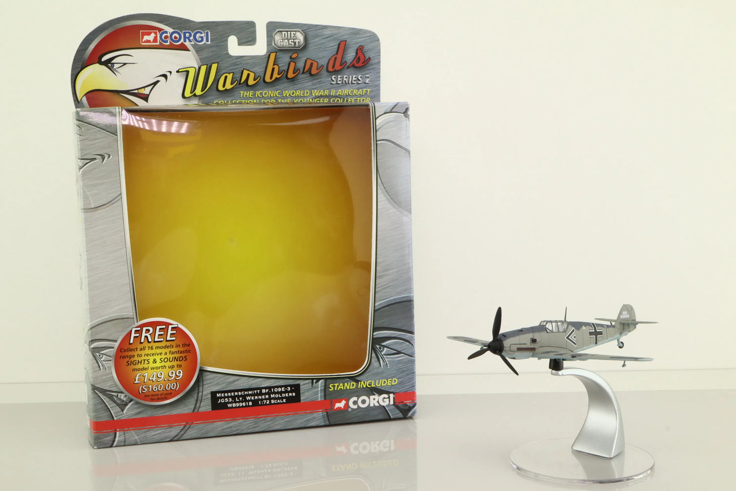 CORGI MESSERSCHMITT BF-109E LUFTWAFFE WERNER MOLDERS