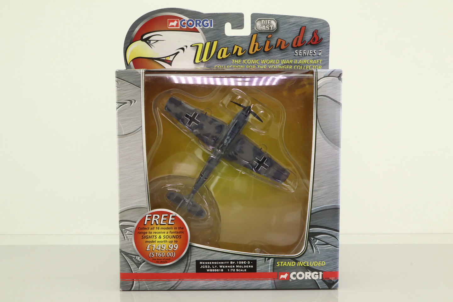 CORGI MESSERSCHMITT BF-109E LUFTWAFFE WERNER MOLDERS