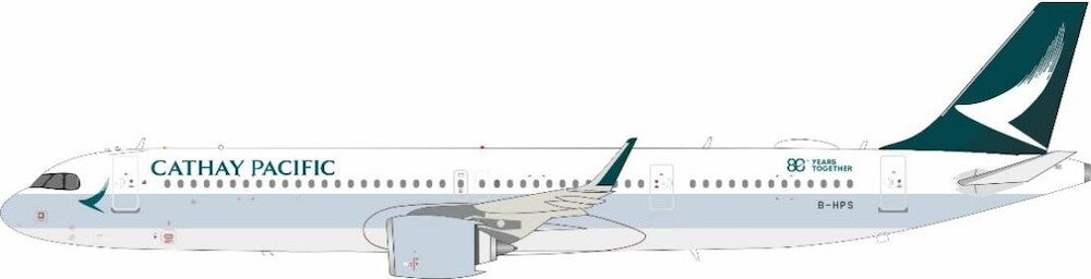 WB MODELS A321-251NX CATHAY PACIFIC "80 YEARS TOGETHER" REG: B-HPS