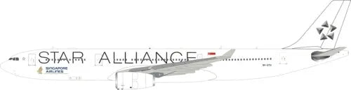WB MODELS A330-343 SINGAPORE STAR ALLIANCE REG: 9V-STU
