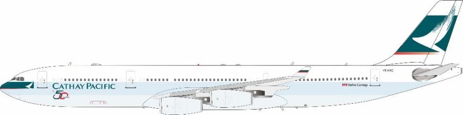WB MODELS A340-313 CATHAY PACIFIC "50 YEAR ANNIVERSARY" REG: VR-HXC