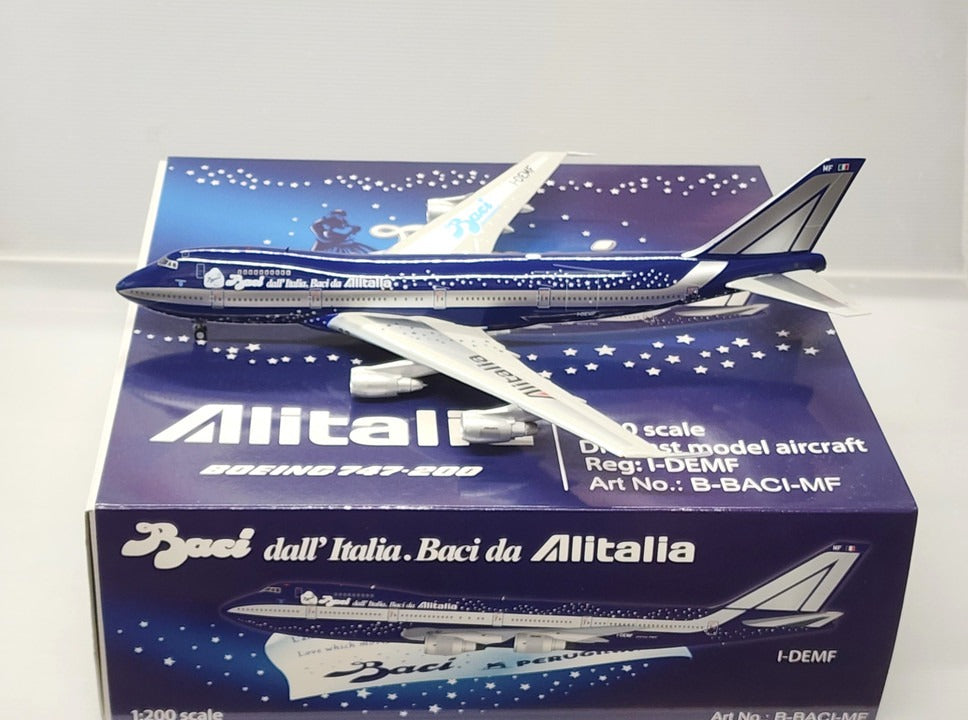 WB MODELS B747-243BM ALITALIA BACI REG: I-DEMF