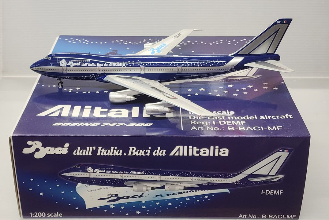 WB MODELS B747-243BM ALITALIA BACI REG: I-DEMF