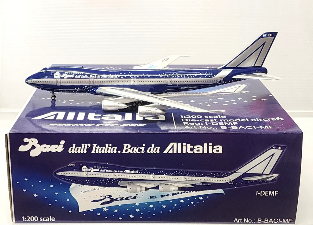 WB MODELS B747-243BM ALITALIA BACI REG: I-DEMF