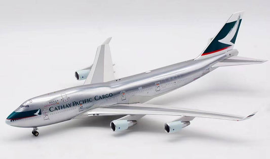WB MODELS B747-412(BCF) CATHAY PACIFIC CARGO "SILVER BULLET" (POLISHED) REG: B-HKS