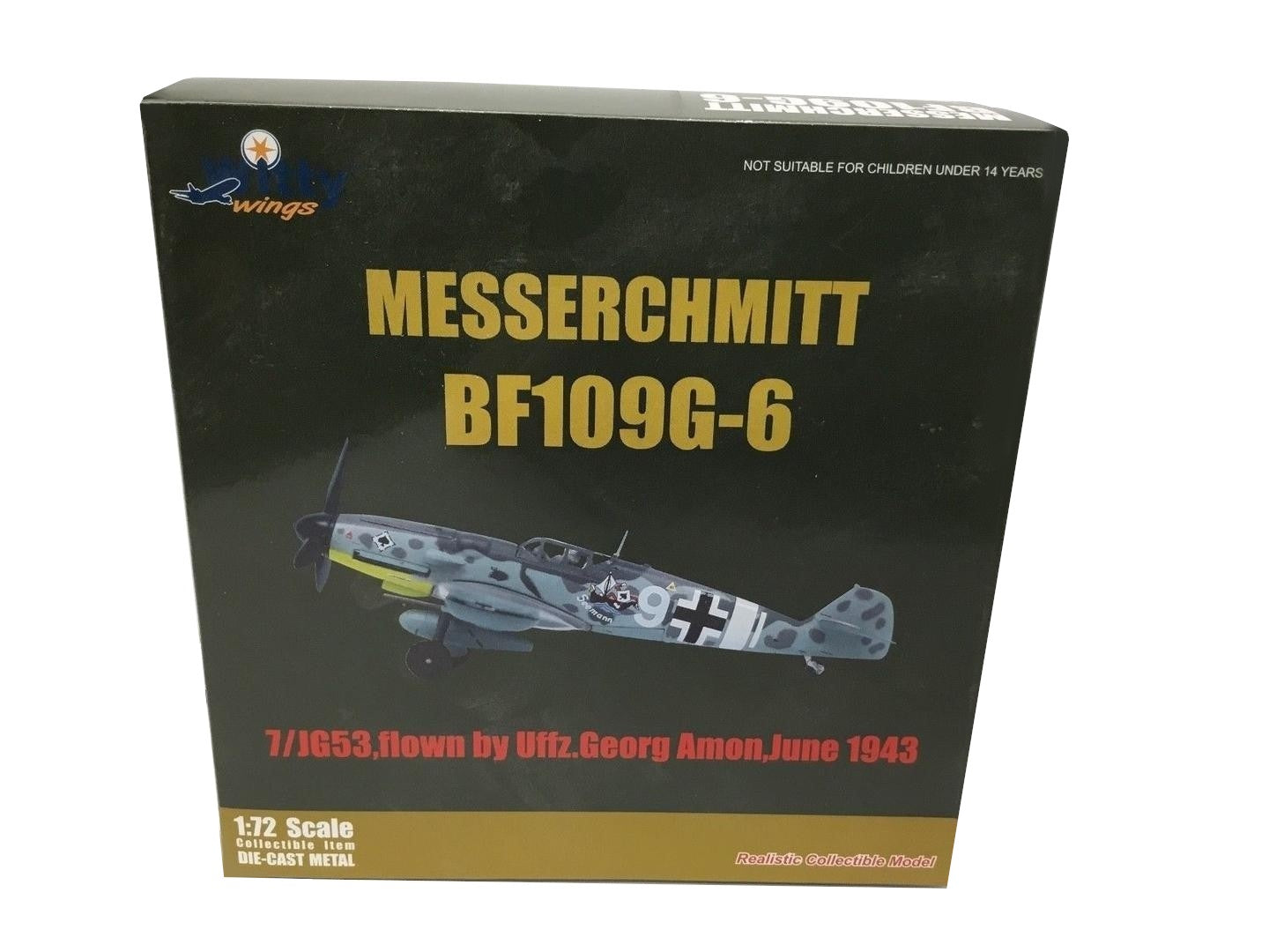 WITTY WINGS BF 109G, "WHITE 9" GEORG AMON, SICILY JUNE 1943