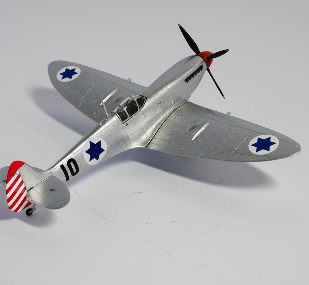 WITTY WINGS SPITFIRE MKIX ISRAELI AIR FORCE WITH PILOT