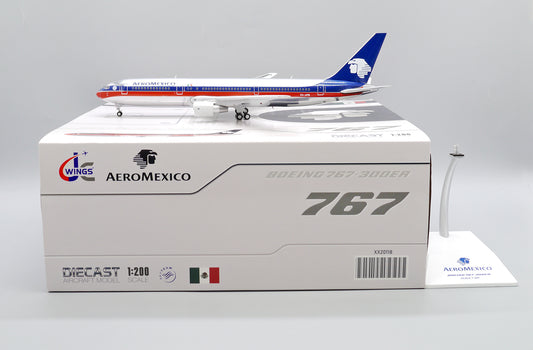 JC WINGS B767-300ER AEROMEXICO "OLD COLOURS" (POLISHED) REG: XA-APB