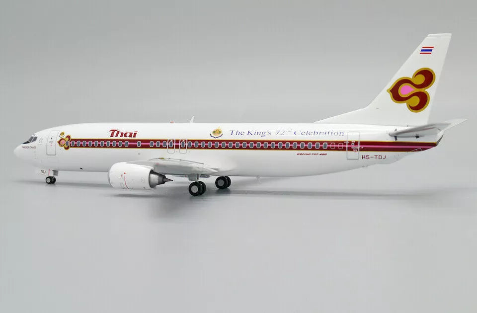JC WINGS B737-400 THAI AIRWAYS "THE KINGS 72ND CELEBRATION" REG: HS-TDJ