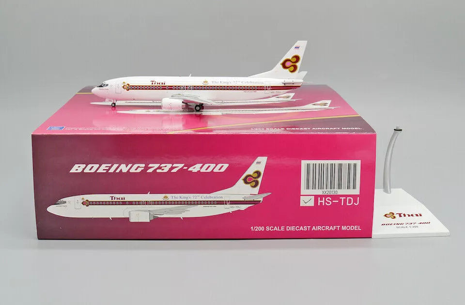 JC WINGS B737-400 THAI AIRWAYS "THE KINGS 72ND CELEBRATION" REG: HS-TDJ