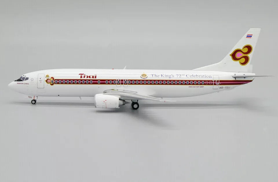 JC WINGS B737-400 THAI AIRWAYS "THE KINGS 72ND CELEBRATION" REG: HS-TDJ