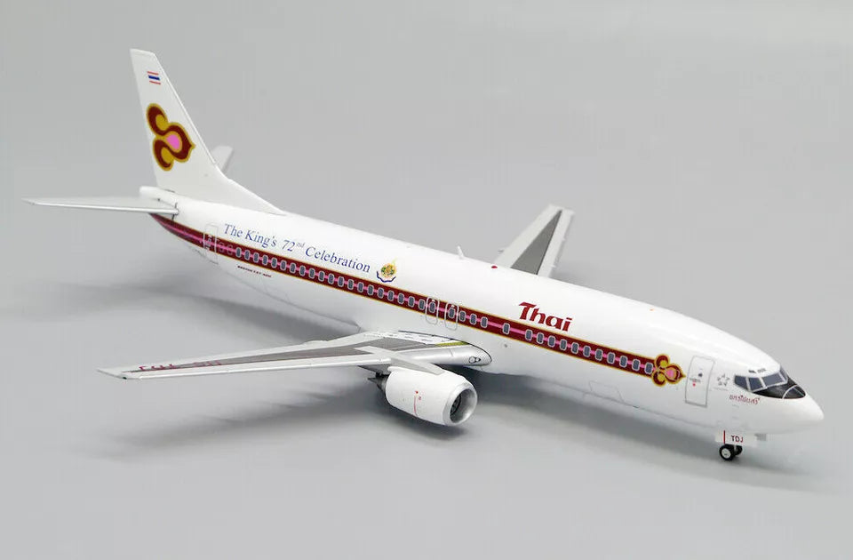 JC WINGS B737-400 THAI AIRWAYS "THE KINGS 72ND CELEBRATION" REG: HS-TDJ