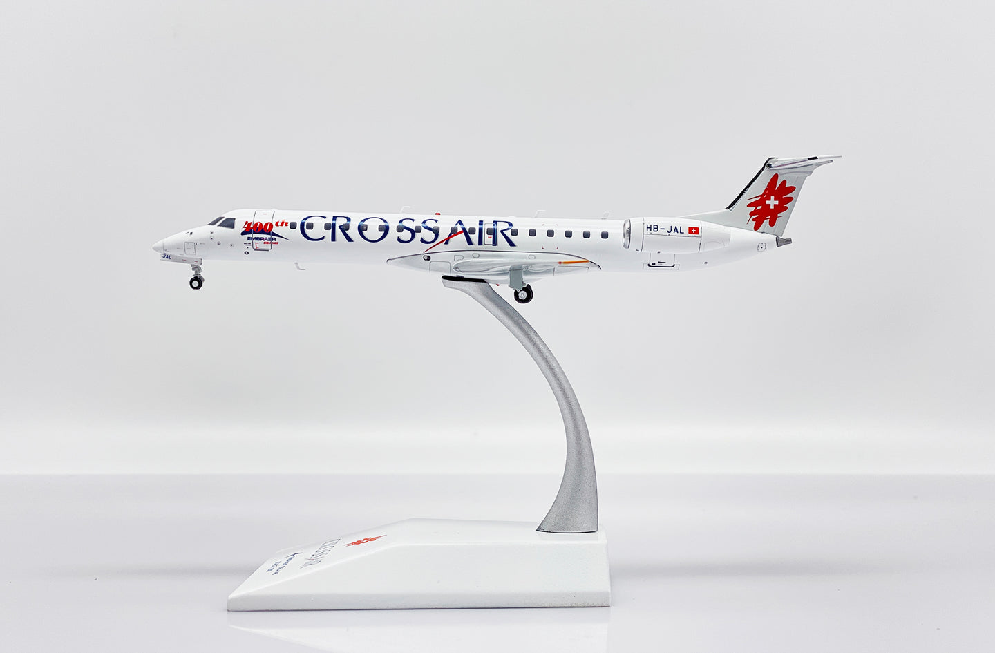 JC WINGS ERJ-145 CROSSAIR "400TH" REG: HB-JAL