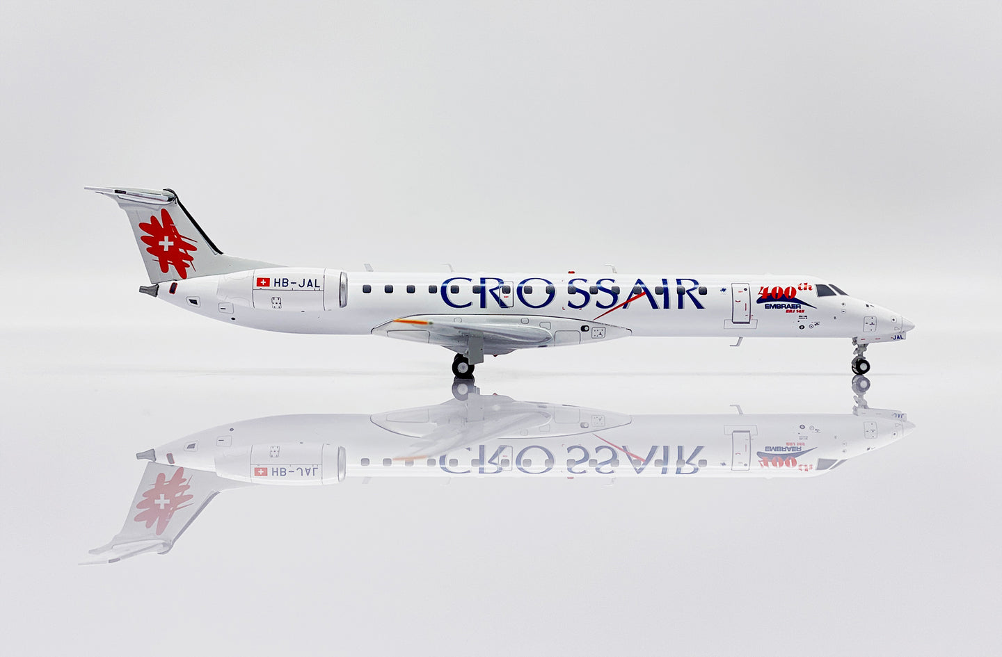 JC WINGS ERJ-145 CROSSAIR "400TH" REG: HB-JAL