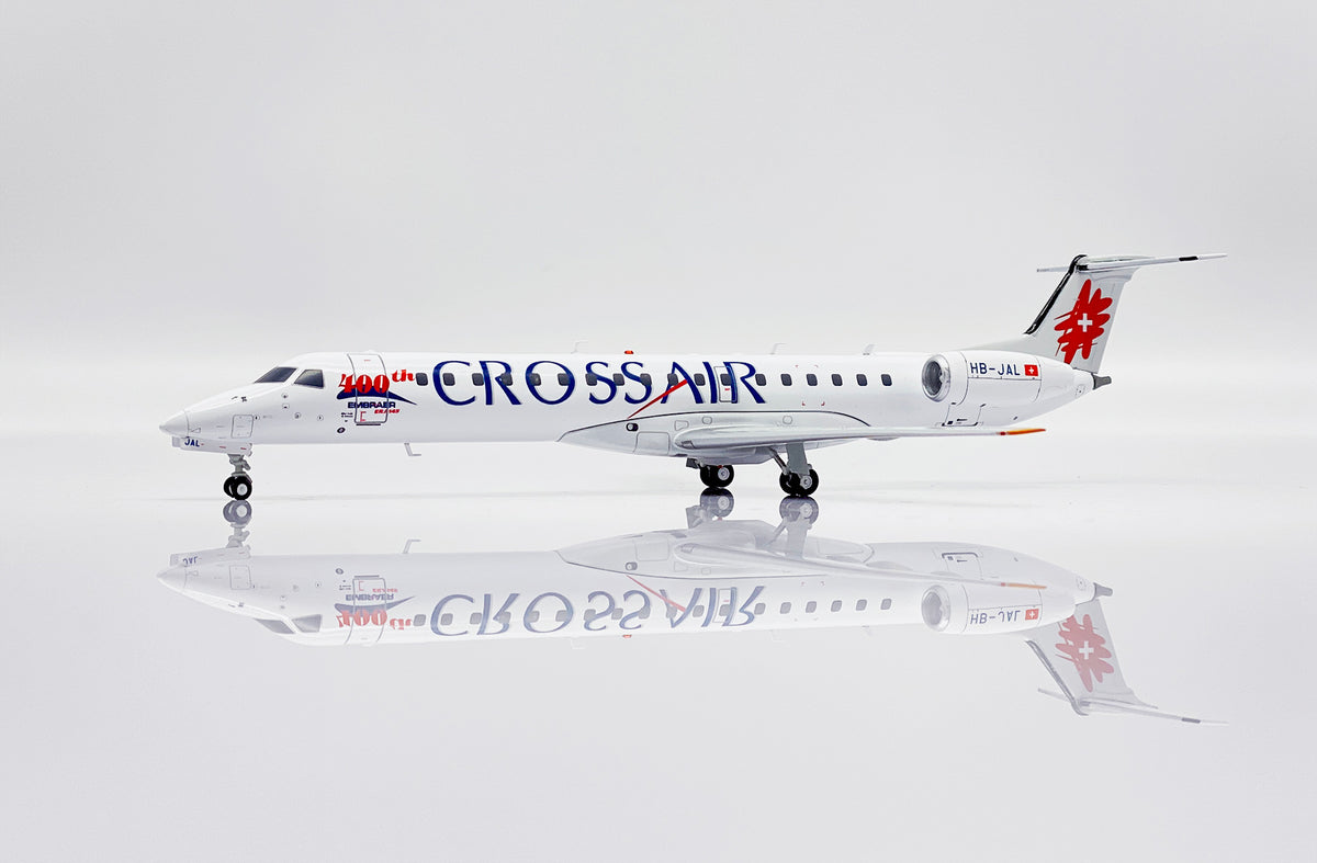 JC WINGS ERJ-145 CROSSAIR "400TH" REG: HB-JAL