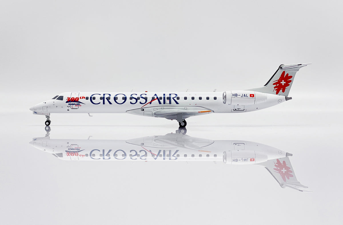 JC WINGS ERJ-145 CROSSAIR "400TH" REG: HB-JAL
