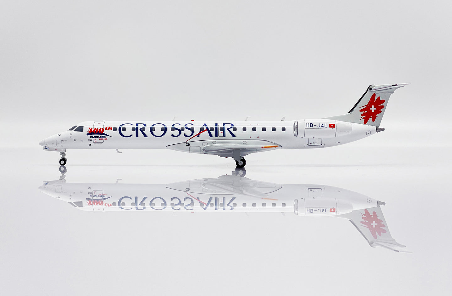 JC WINGS ERJ-145 CROSSAIR "400TH" REG: HB-JAL