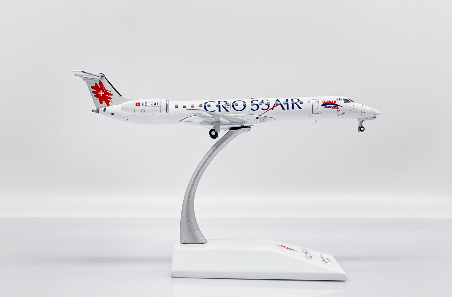 JC WINGS ERJ-145 CROSSAIR "400TH" REG: HB-JAL