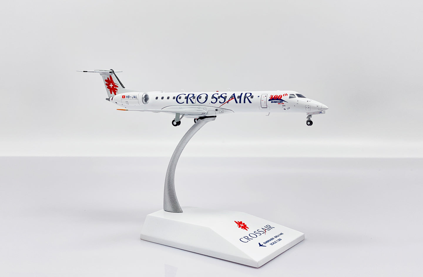 JC WINGS ERJ-145 CROSSAIR "400TH" REG: HB-JAL