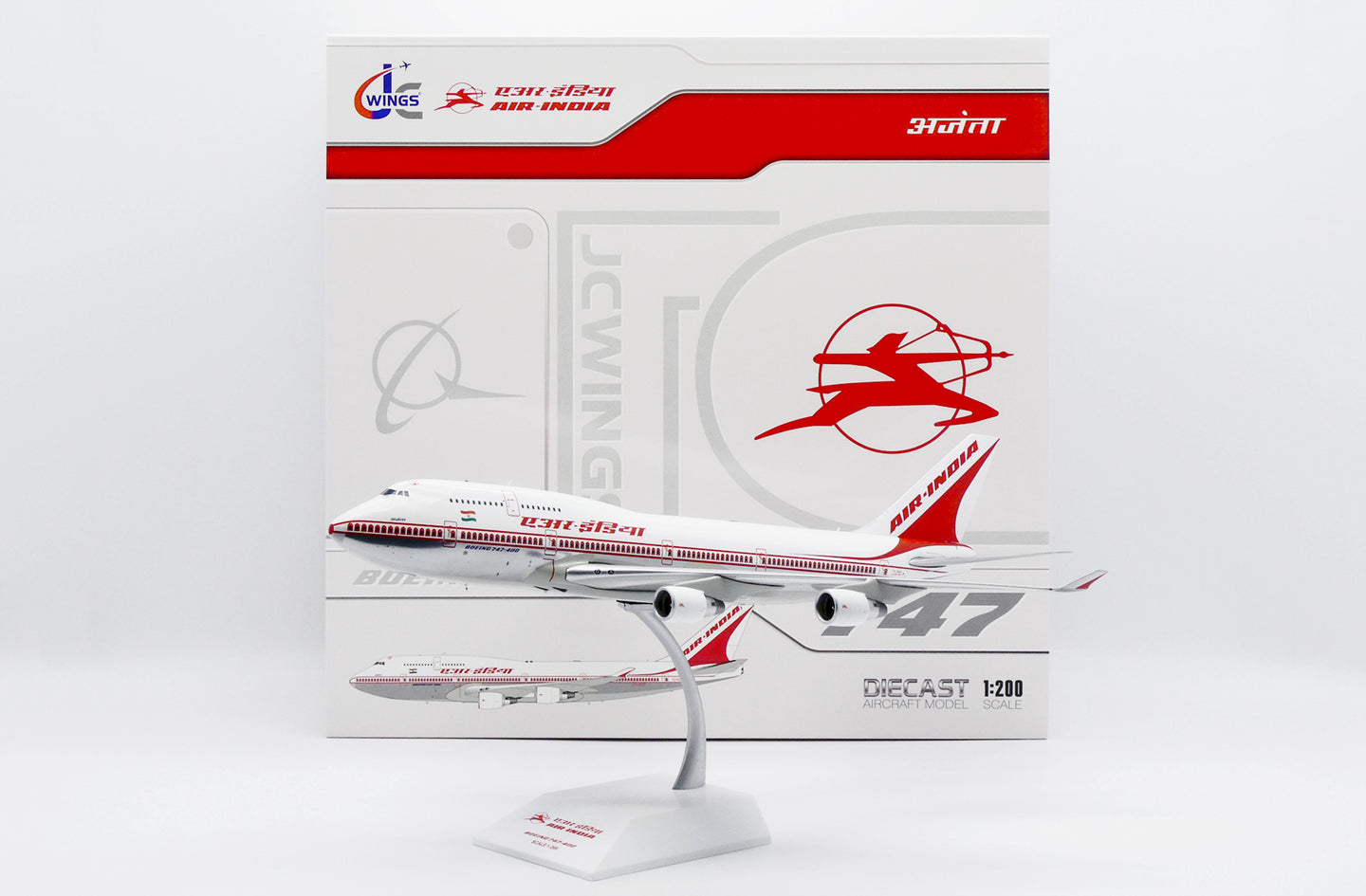 JC WINGS B747-400  AIR INDIA (POLISHED) REG: VT-ESP