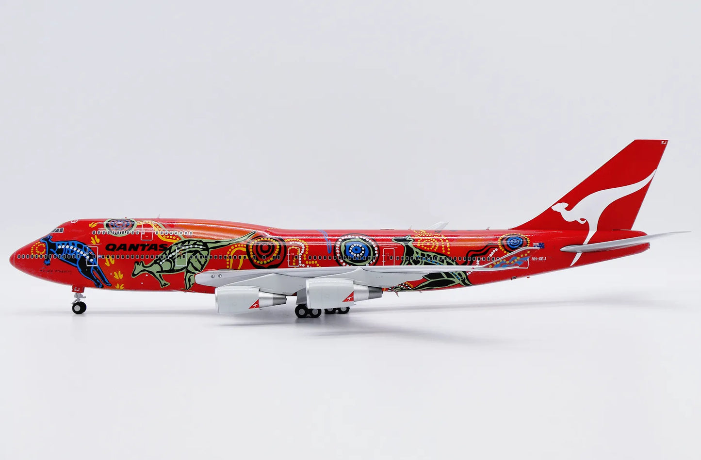 JC WINGS B747-400 QANTAS "WUNALA" (WITH GE ENGINE) REG: VH-OEJ