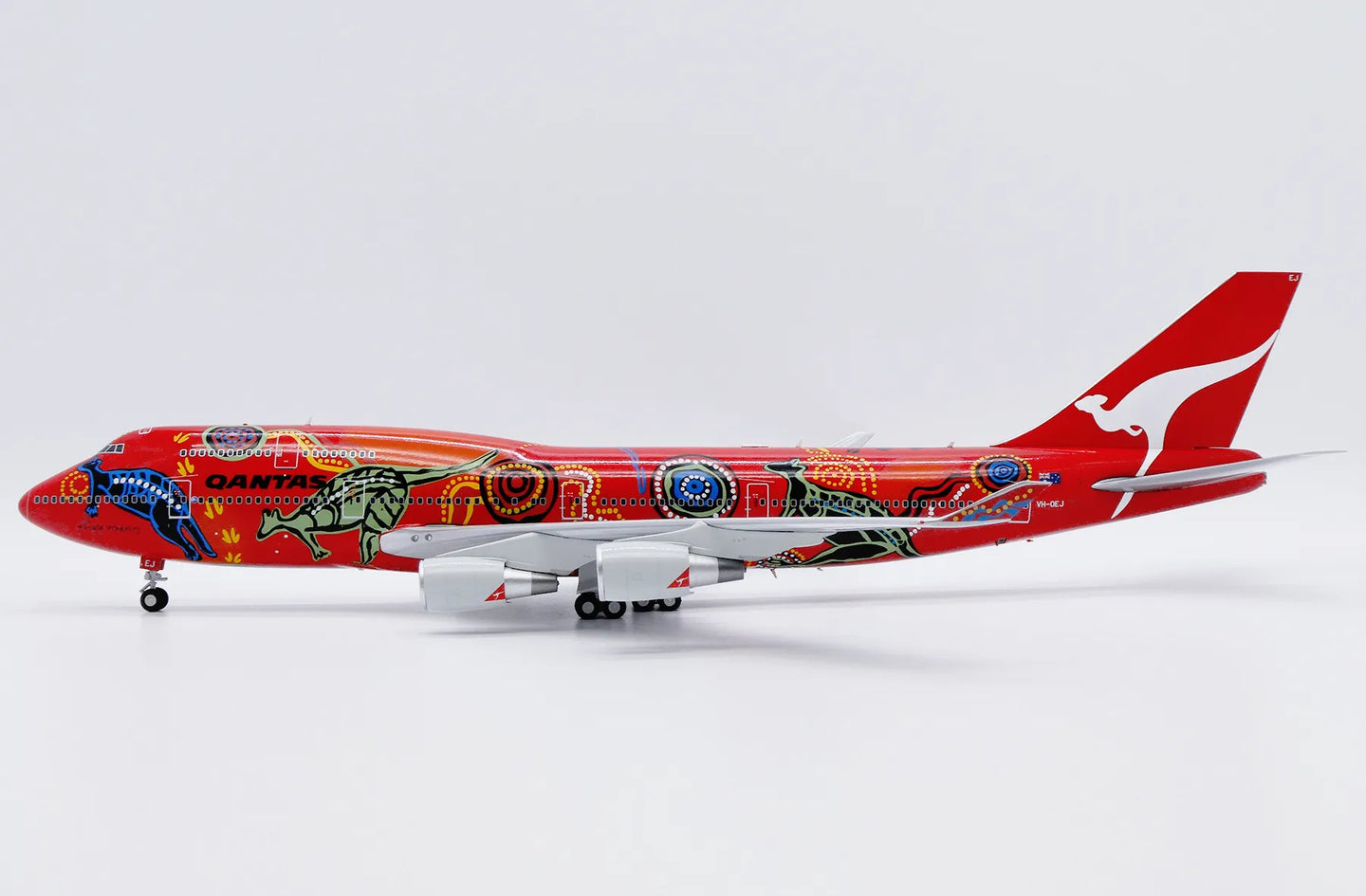JC WINGS B747-400 QANTAS "WUNALA" (WITH GE ENGINE) REG: VH-OEJ
