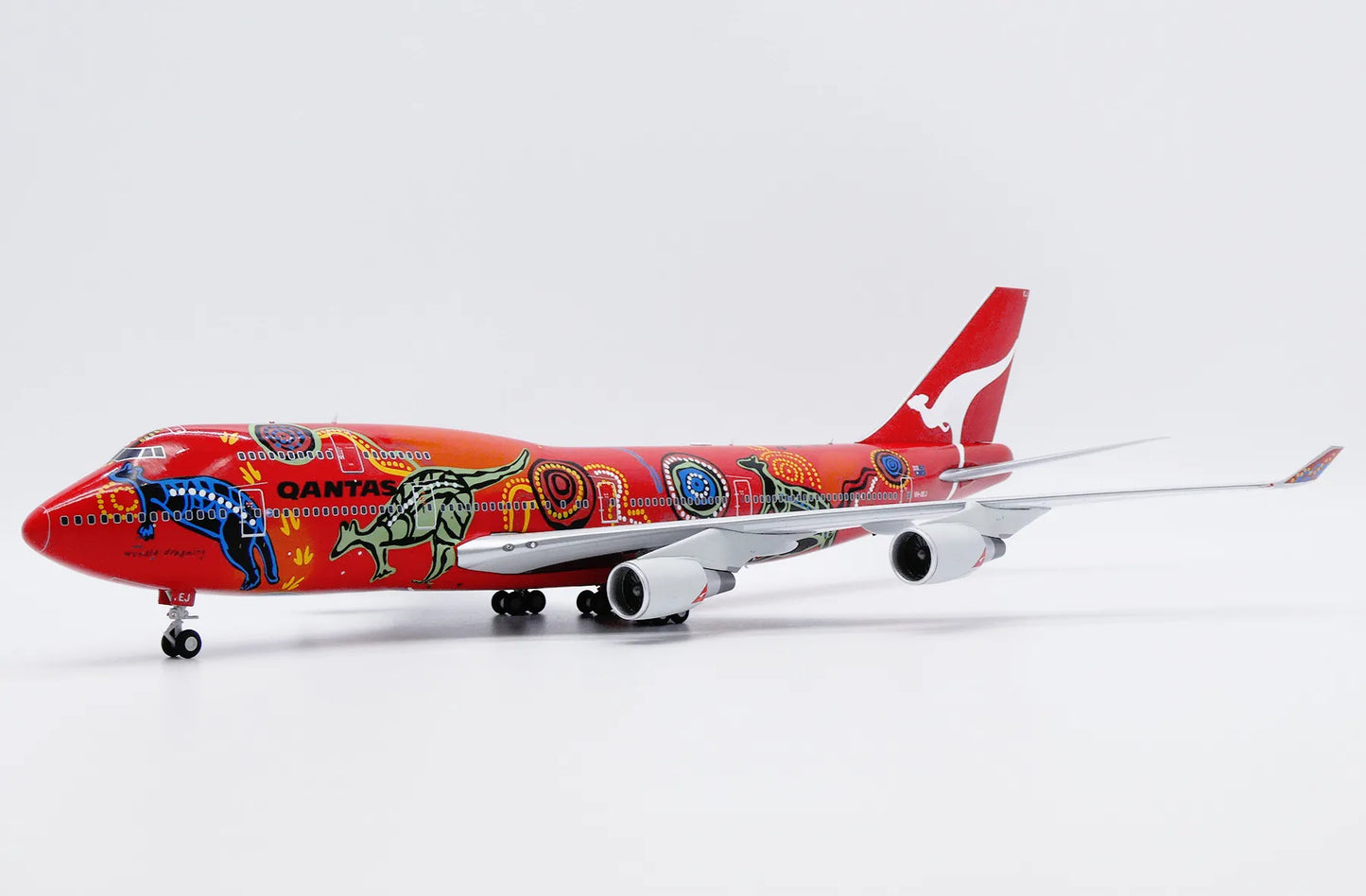 JC WINGS B747-400 QANTAS "WUNALA" (WITH GE ENGINE) REG: VH-OEJ