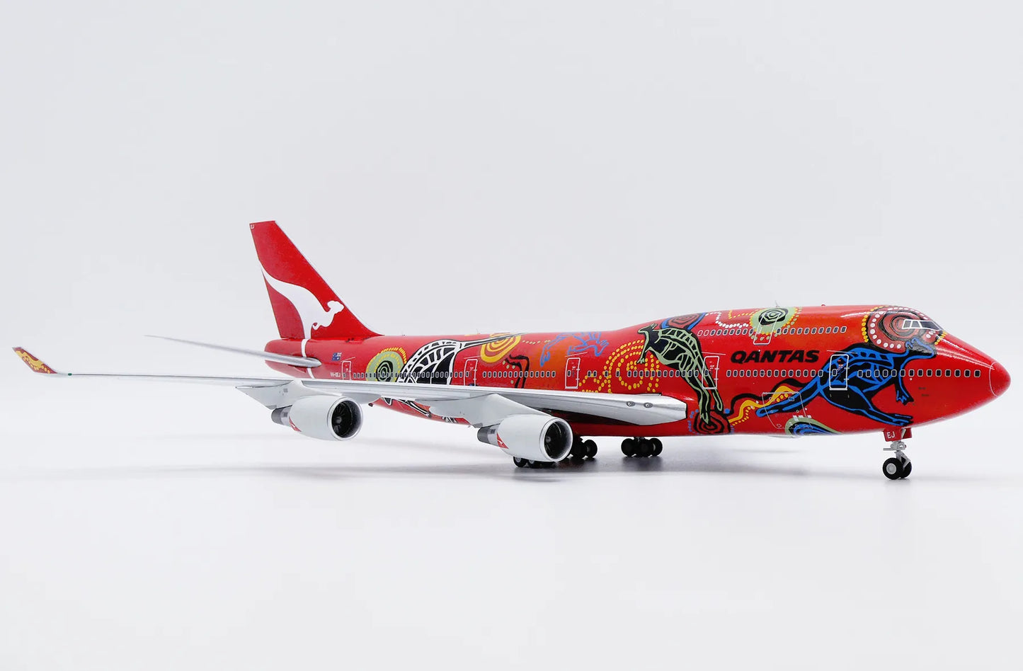 JC WINGS B747-400 QANTAS "WUNALA" (WITH GE ENGINE) REG: VH-OEJ