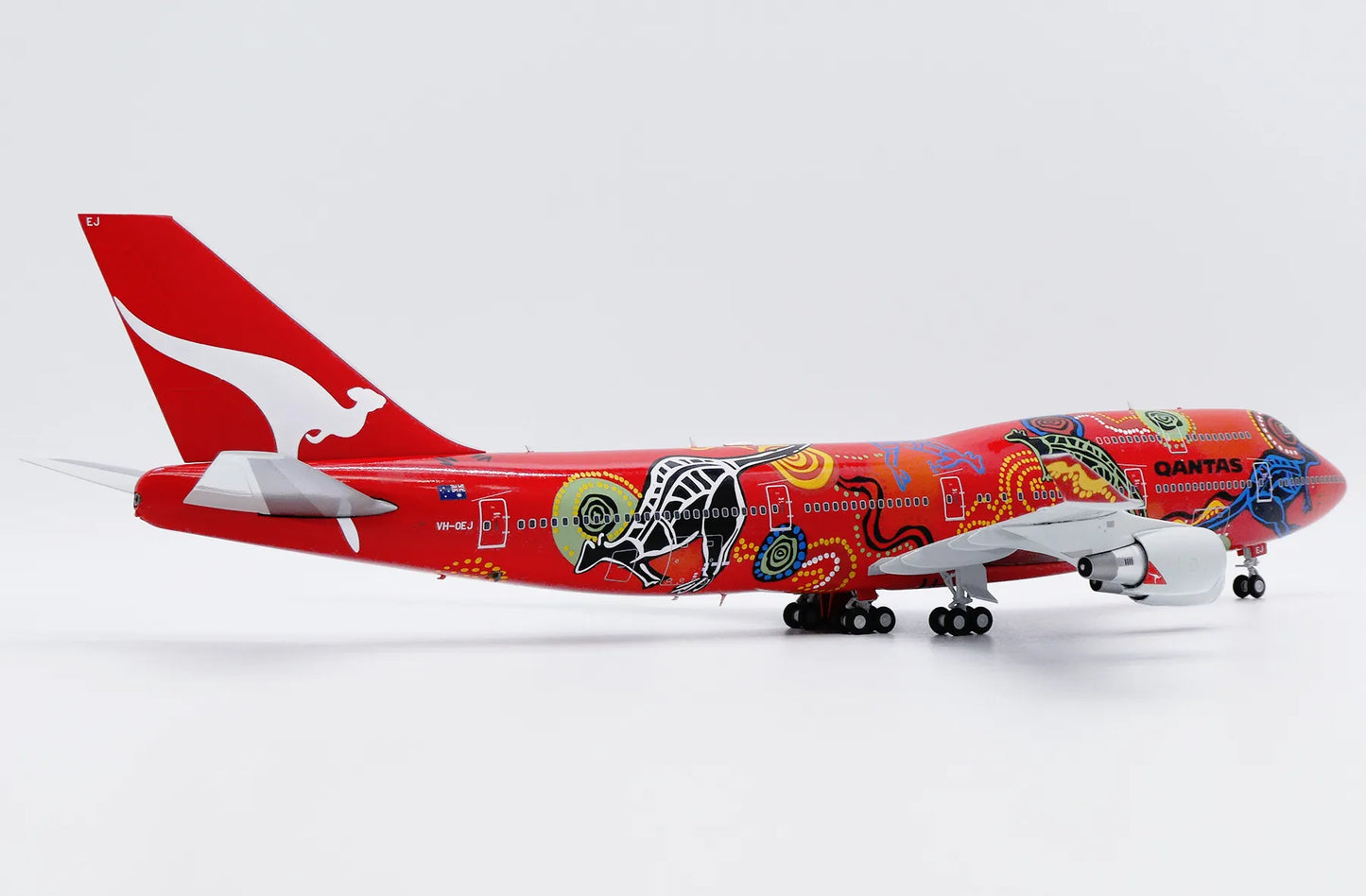 JC WINGS B747-400 QANTAS "WUNALA" (WITH GE ENGINE) REG: VH-OEJ