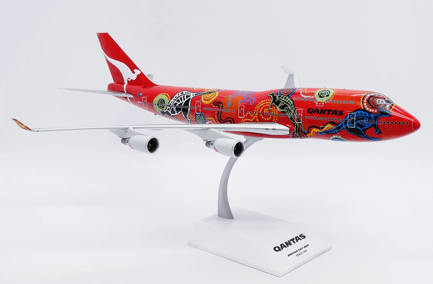 JC WINGS B747-400 QANTAS "WUNALA" (WITH GE ENGINE) REG: VH-OEJ
