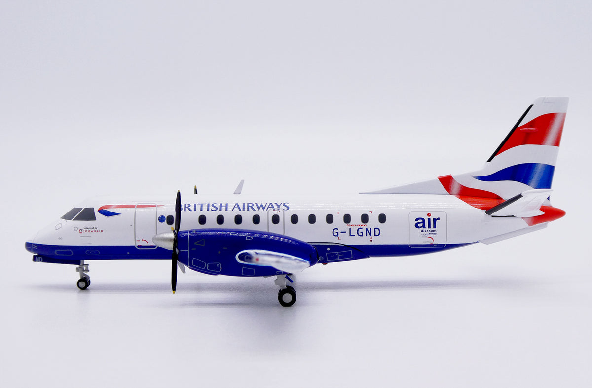 JC WINGS SAAB 340B BRITISH AIRWAYS (LOGANAIR) REG: G-LGND