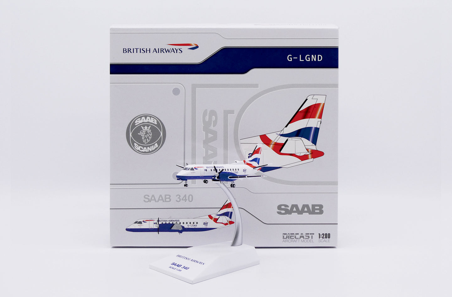 JC WINGS SAAB 340B BRITISH AIRWAYS (LOGANAIR) REG: G-LGND