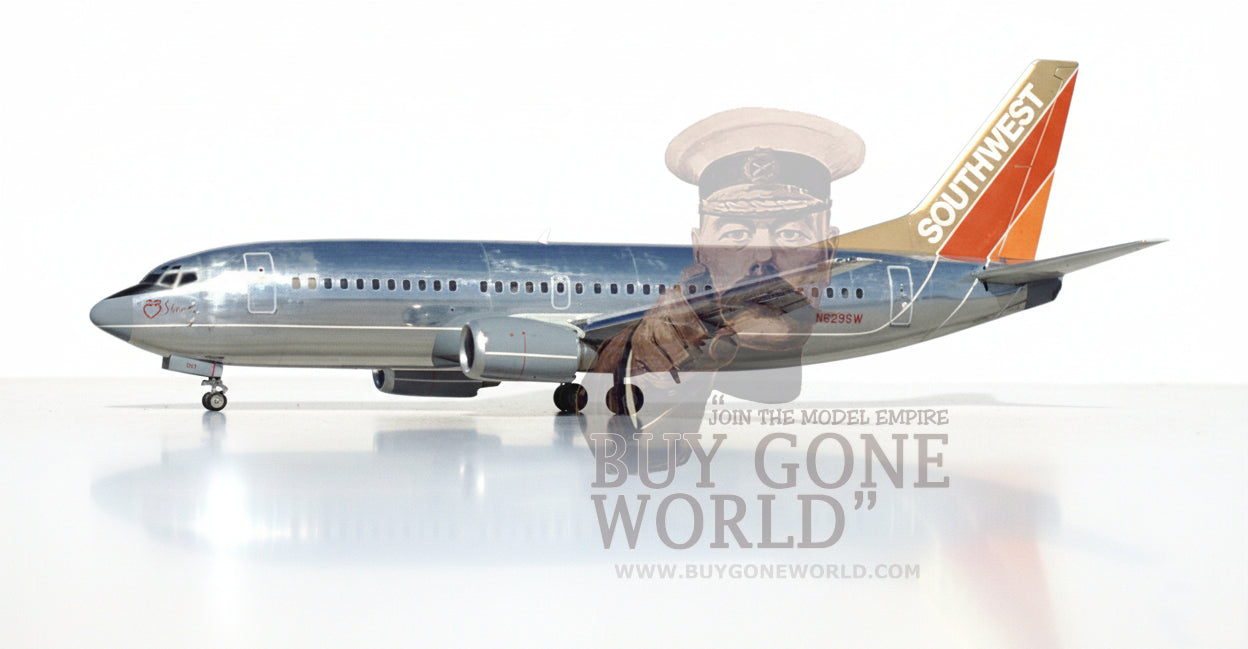 JC WINGS B737-300 SOUTHWEST AIRLINES "SILVER ONE" (POLISHED) REG: N629SW