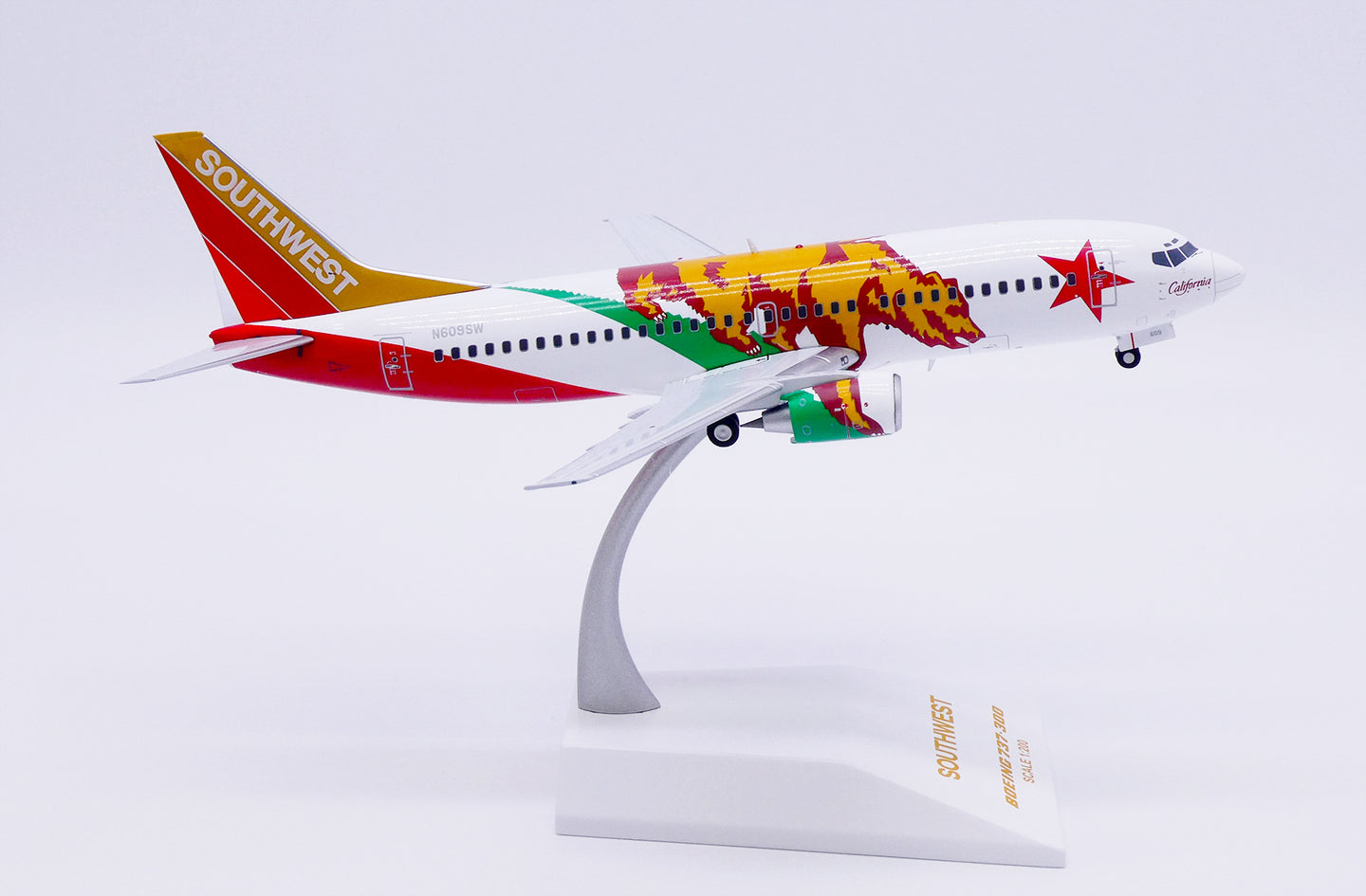 JC WINGS B737-300 SOUTHWEST AIRLINES "CALIFORNIA ONE" REG: N609SW