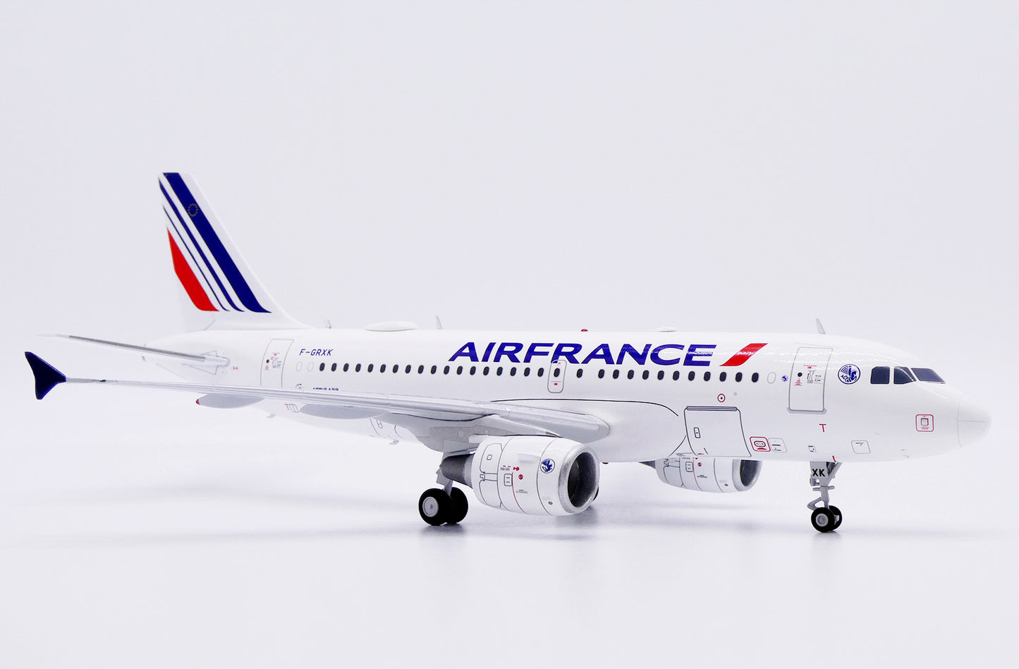 JC WINGS A319 AIR FRANCE "LARGE TITLES" REG: F-GRXK
